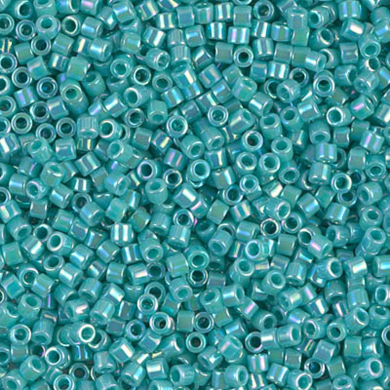 Delica 11/0 DB0166 Opaque Turquoise AB