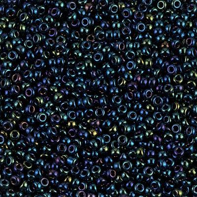 Margele de nisip Miyuki 15/0 Blue Metallic Iris 0452 — Imaginea 1