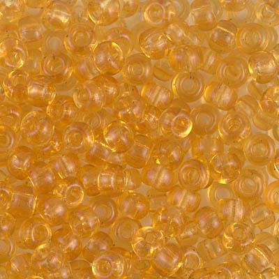 Margele de nisip Miyuki 8/0 0132 Transparent Lt Topaz — Imaginea 1