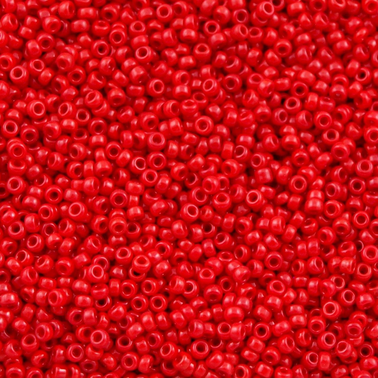Margele de nisip Miyuki 6/0 Opaque Red 0408