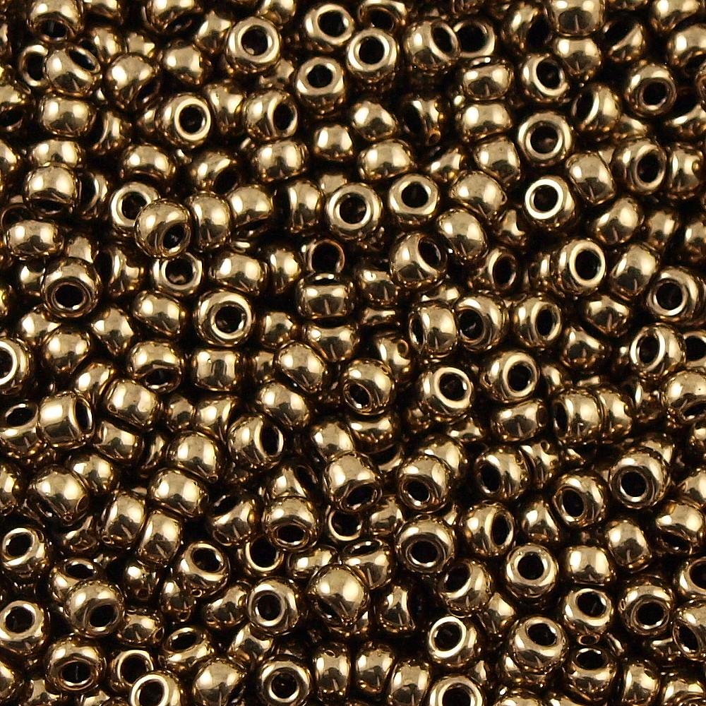 Margele de nisip Miyuki 11/0 0457 Metallic Dark Bronze — Imaginea 1