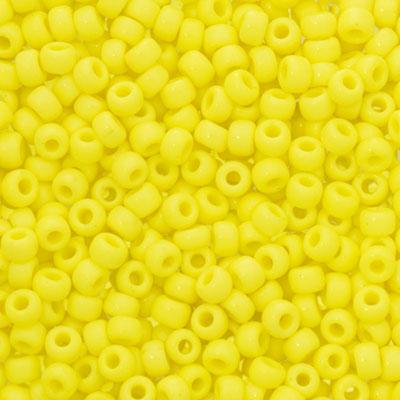 Margele de nisip Miyuki 8/0 Opaque Yellow 0404 — Imaginea 1