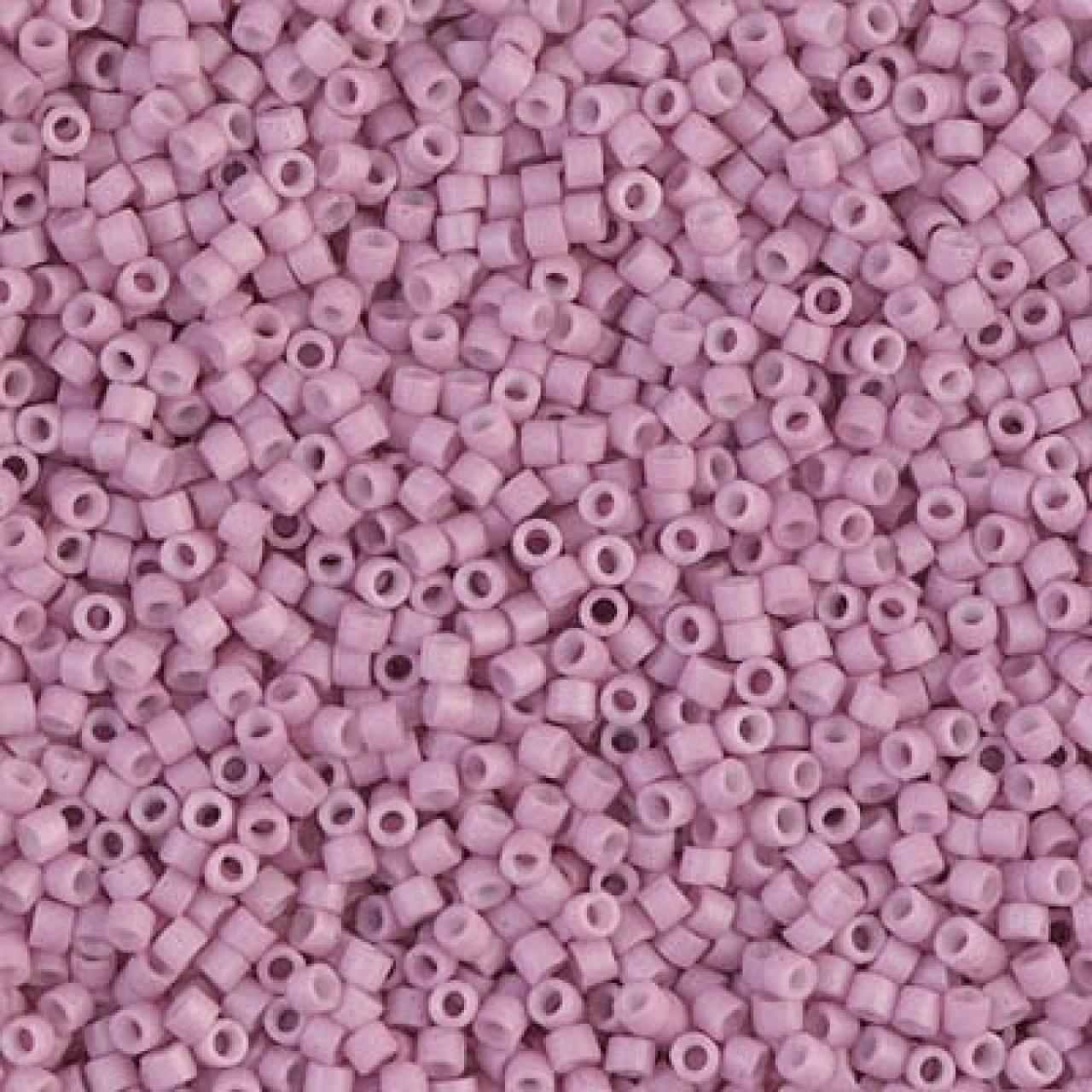 Delica 11/0 DB0800 Opaque Rose Matted Dyed