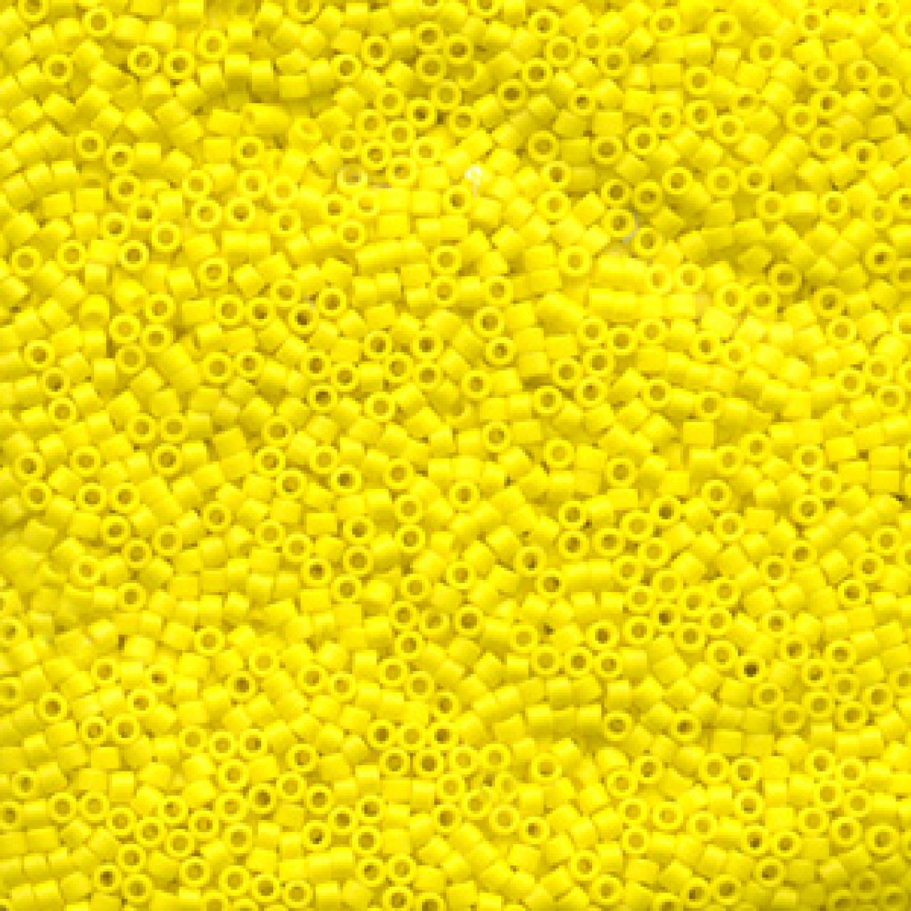 Delica 11/0 DB0751 Opaque Yellow Matted
