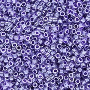 Delica 11/0 DB0250 Lined Crystal Violet — Imaginea 1