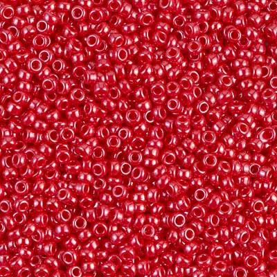 Margele de nisip Miyuki 11/0 0426 Red Opaque Luster — Imaginea 1