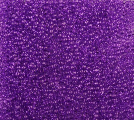 50gr Preciosa 11/0 19001/01623 Transparent Mauve — Imaginea 1