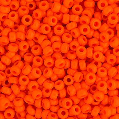 Margele de nisip Miyuki 15/0 Opaque Orange 0406 — Imaginea 1