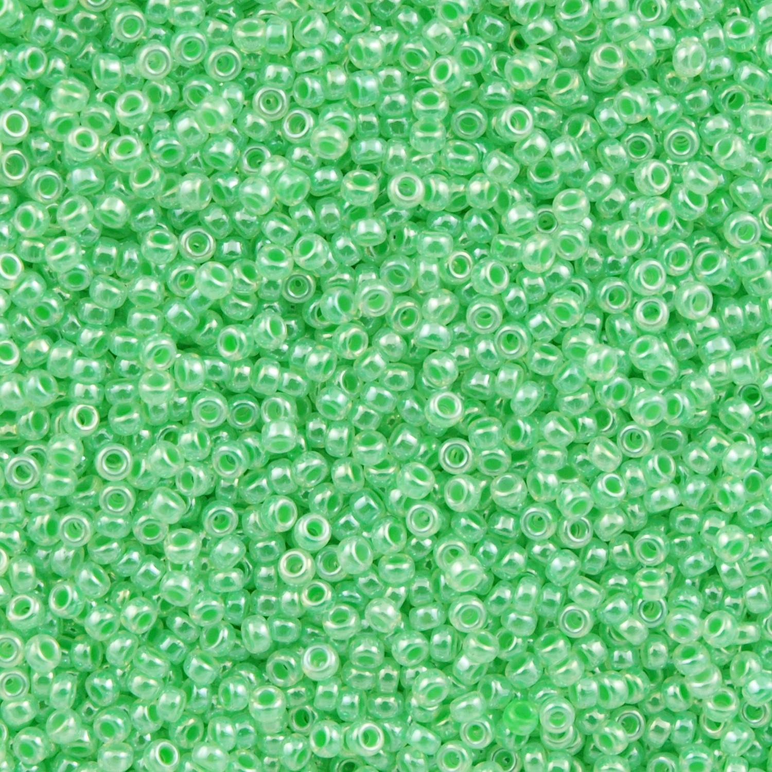 Margele de nisip Miyuki 15/0 Mint Green 520 — Imaginea 1
