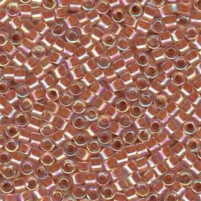 Delica 11/0 DB0054 Lined Peach AB — Imaginea 1