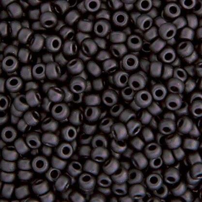 Margele de nisip Miyuki 15/0 Black Matted 0401F — Imaginea 1