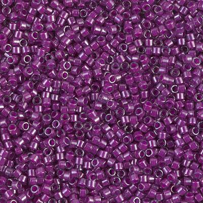 Delica 11/0 DB0281 Lined Pale Magenda Luster — Imaginea 1