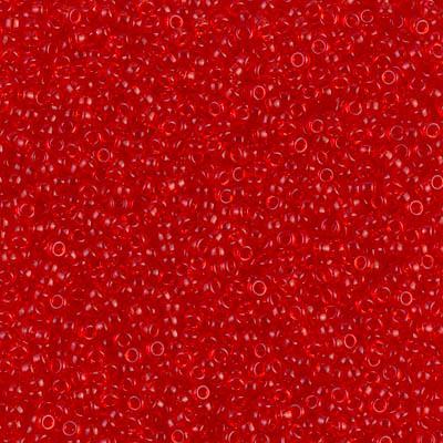 Margele de nisip Miyuki 15/0 0140 Transp Light Red — Imaginea 1