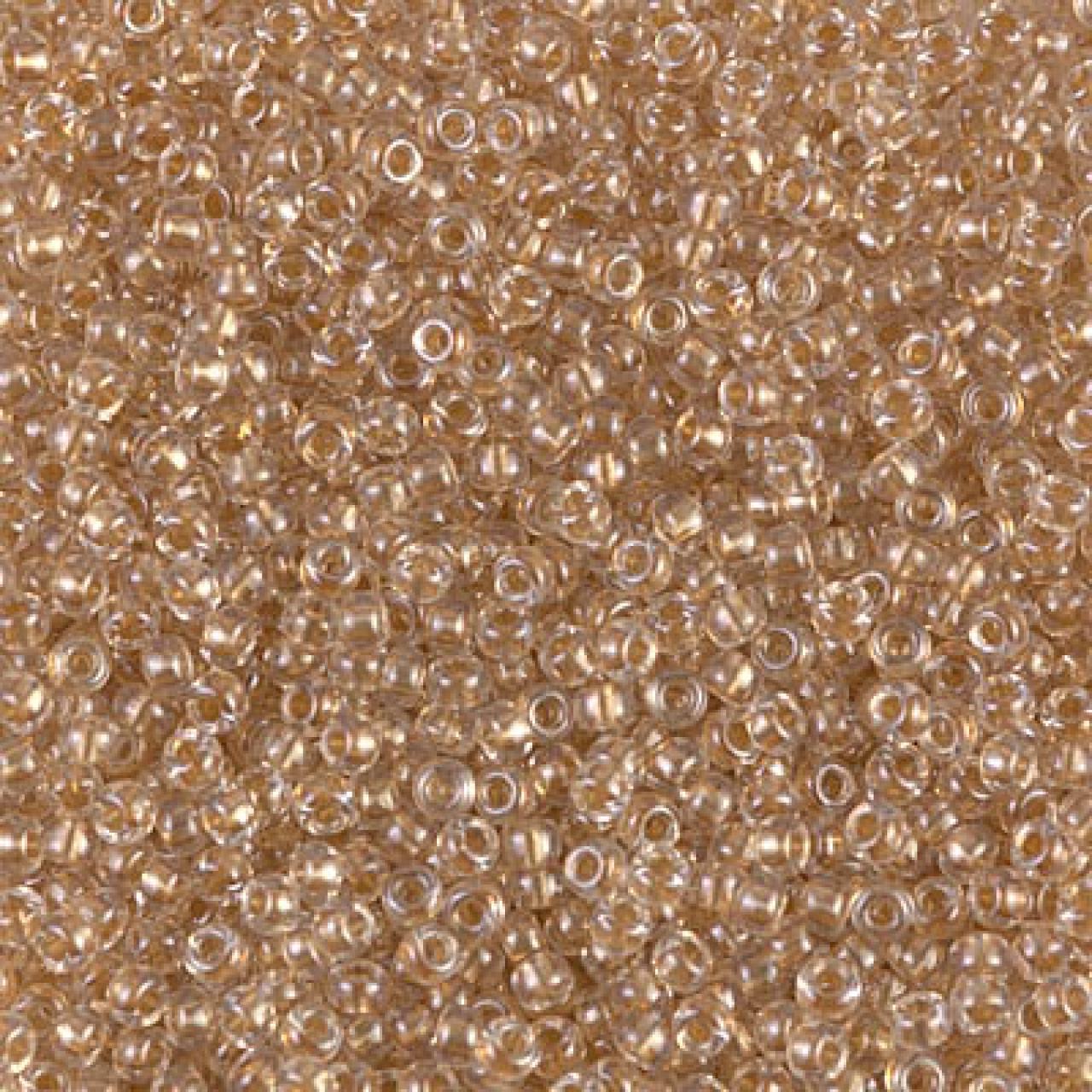 Margele de nisip Miyuki 15/0 Inside Colour Lined Gold Luster 0234