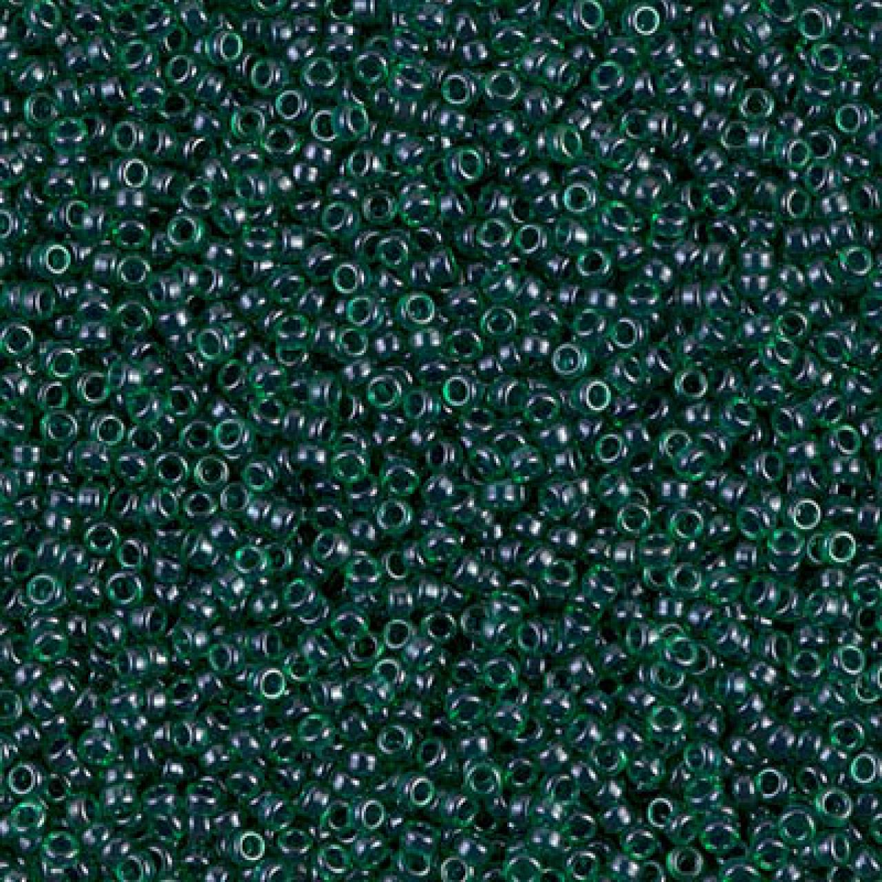 Margele de nisip Miyuki 15/0 2241 Inside Color Lined Emerald Luster