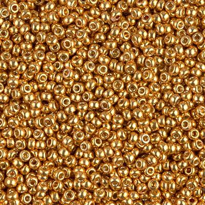 Margele de nisip Miyuki 15/0 5gr 4203 Duracoat Galvanized Yellow Gold — Imaginea 1