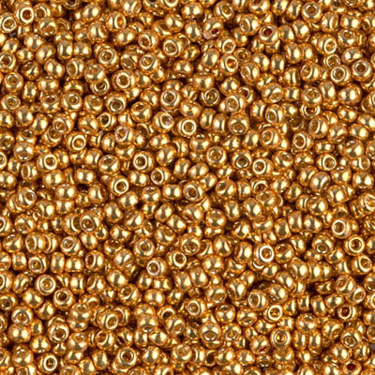Margele de nisip Miyuki 15/0 5gr 4203 Duracoat Galvanized Yellow Gold