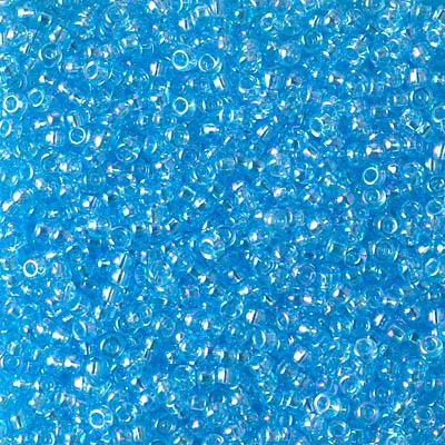 Margele de nisip Miyuki 11/0 0260 Transprent Aqua AB — Imaginea 1
