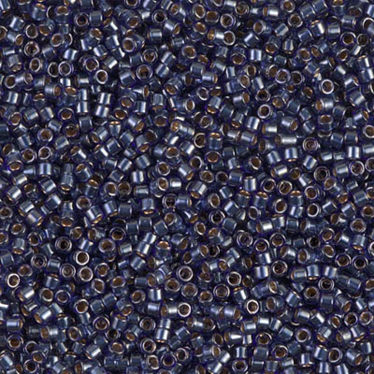 Delica 11/0 DB0278 Lined Dark Blue Luster