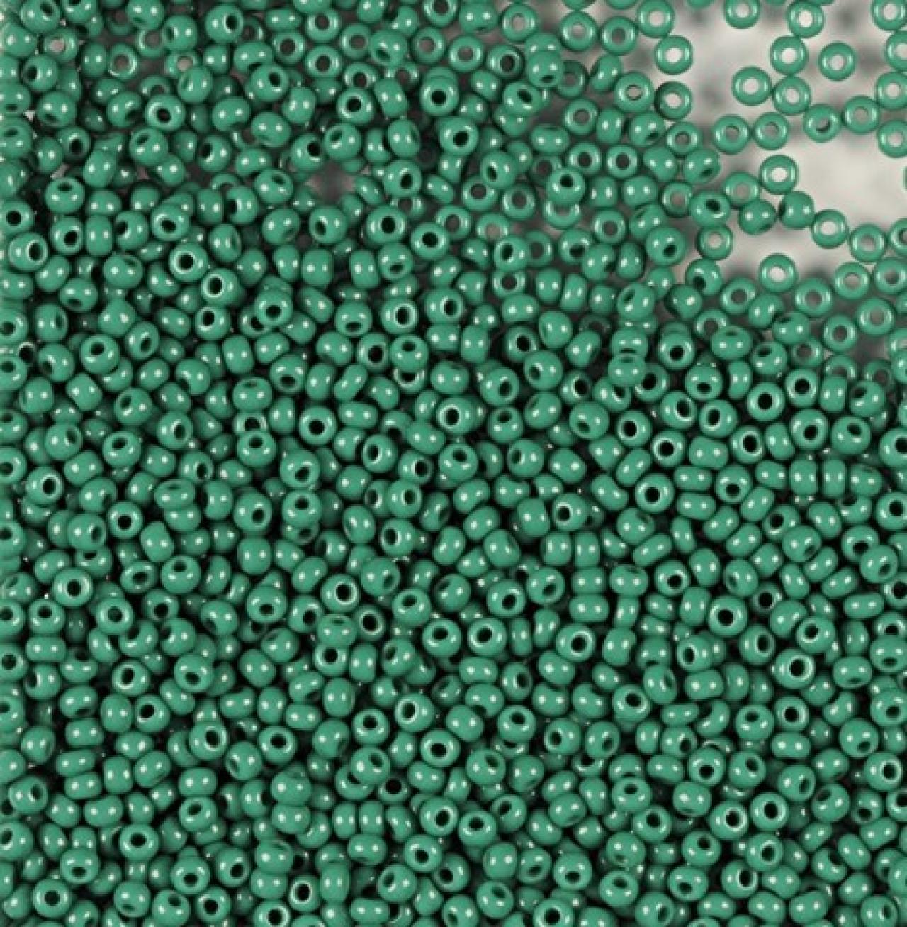 50gr Preciosa 11/0 19001/53240 Op Pine Green