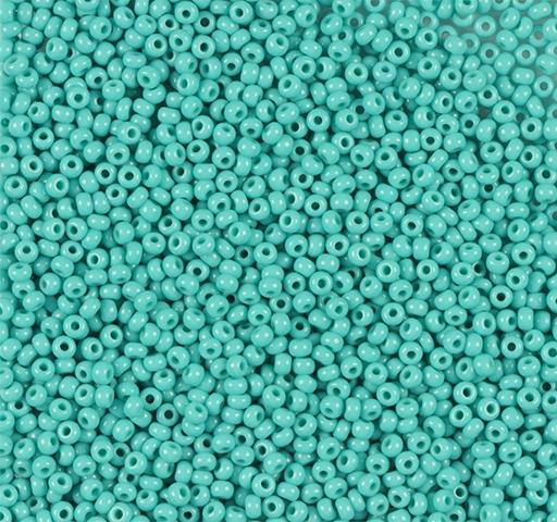 50gr Preciosa 11/0 19001/63130 Op Turquoise — Imaginea 1