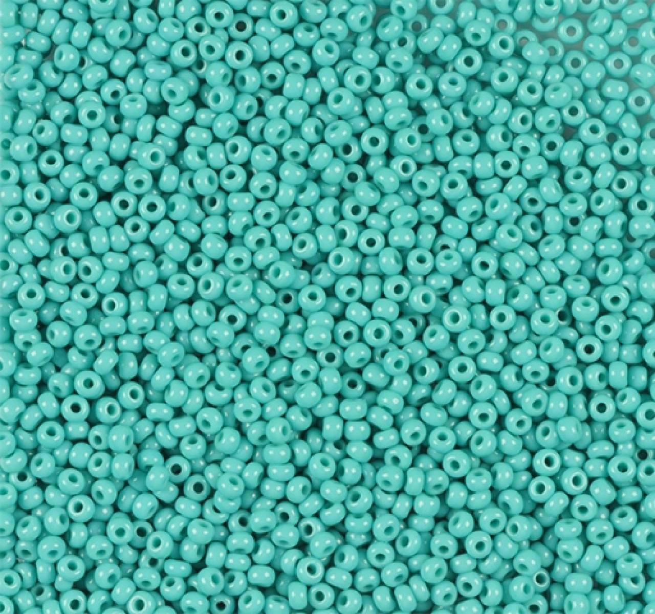 50gr Preciosa 11/0 19001/63130 Op Turquoise