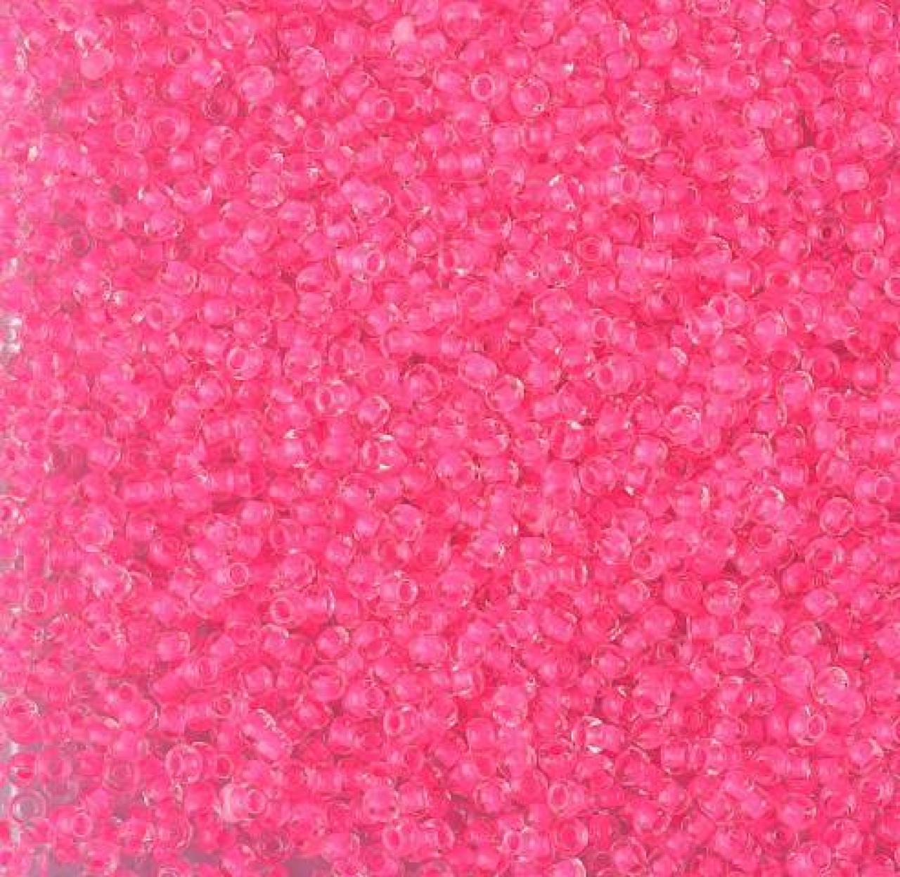 50gr Preciosa 11/0 19001/08777 Neon Pink Lined
