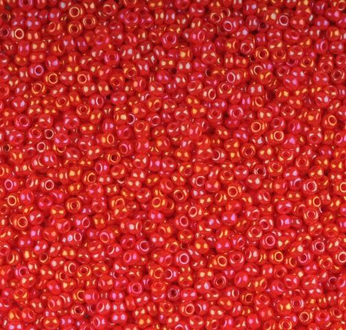 50gr Preciosa 10/0 19001/94170 Opaque Red Coral — Imaginea 1