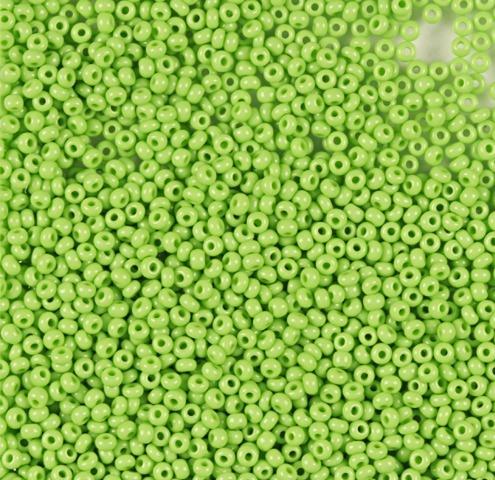 50gr Preciosa 10/0 19001/53310 Op Light Green — Imaginea 1