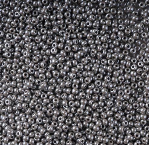 50gr Preciosa 10/0 19001/48020 Pearl Dk Gray — Imaginea 1
