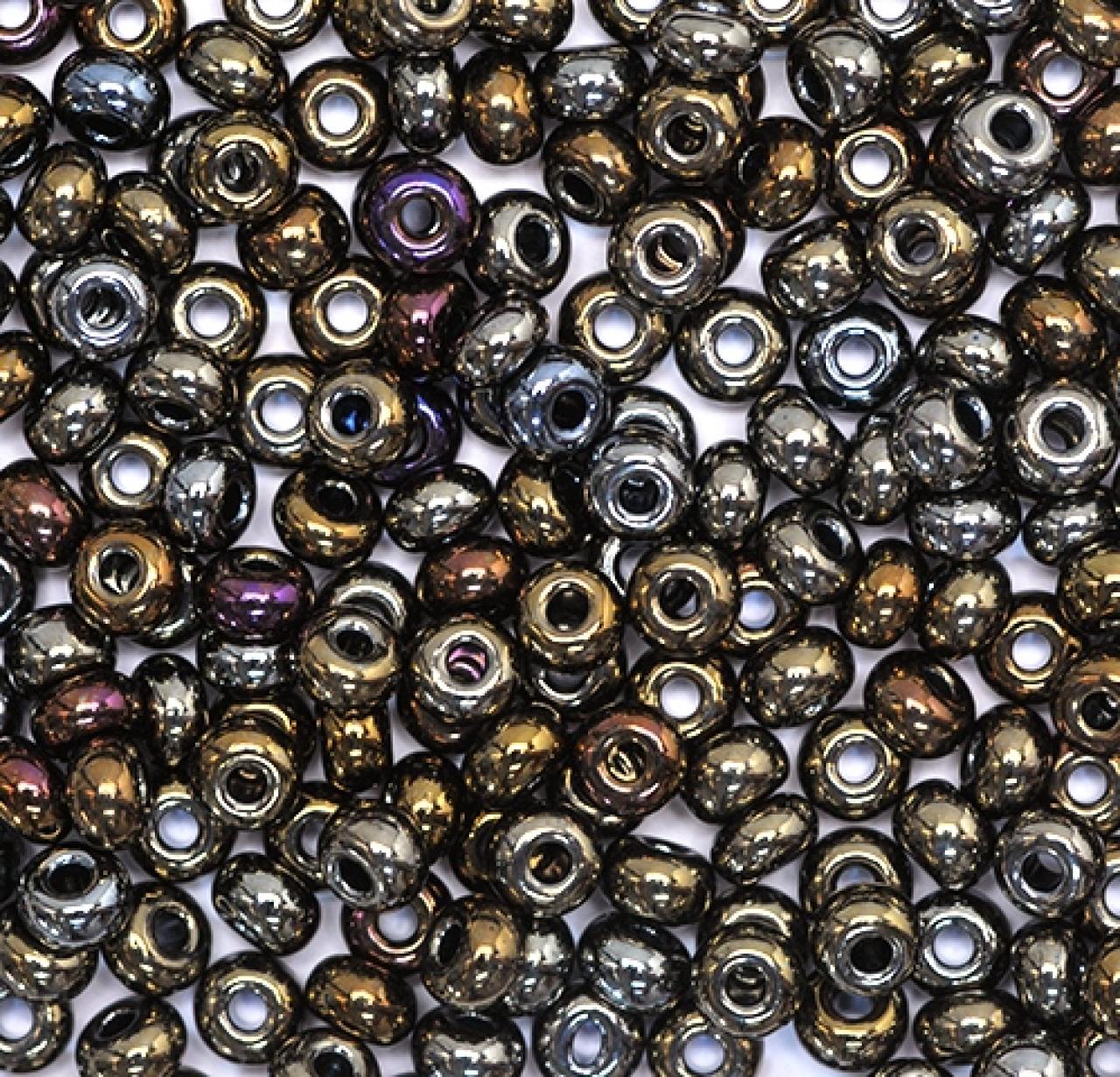 50gr Preciosa 6/0 19001/59115 Metallic olivine