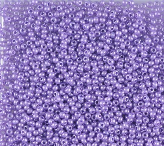 50gr Preciosa 10/0 19001/17728 Violet Dyed Alabaster — Imaginea 1