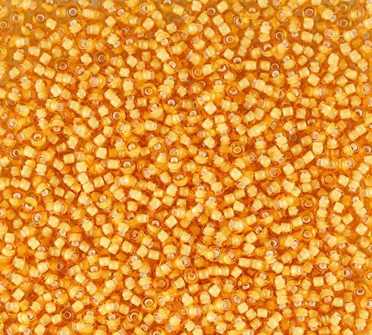 50gr Preciosa 10/0 19001/15056 Topaz Colour Line Chalkwhite — Imaginea 1