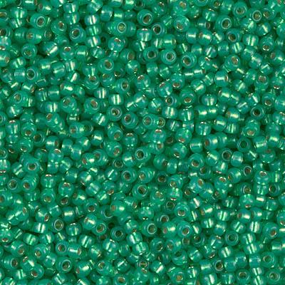 Margele De Nisip Miyuki 11/0 0646 Silver Lined Green — Imaginea 1