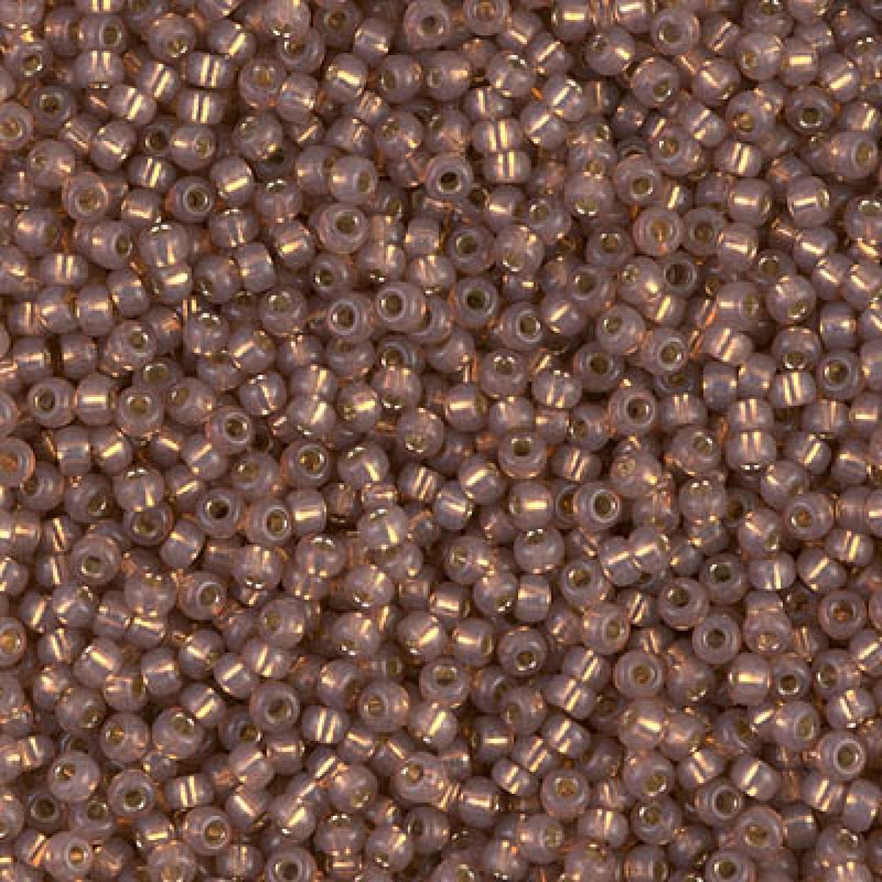 Margele de nisip Miyuki 11/0 0641 Silver Lined Bronze