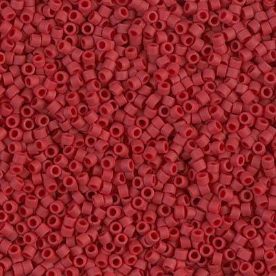 Delica 11/0 DB0796 Opaque Maroon Matted Dyed — Imaginea 1