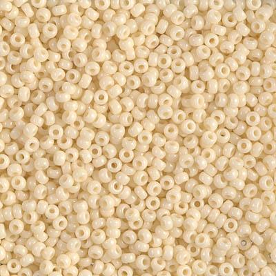 Margele de nisip Miyuki 11/0 0492 Opaque Dark Cream — Imaginea 1