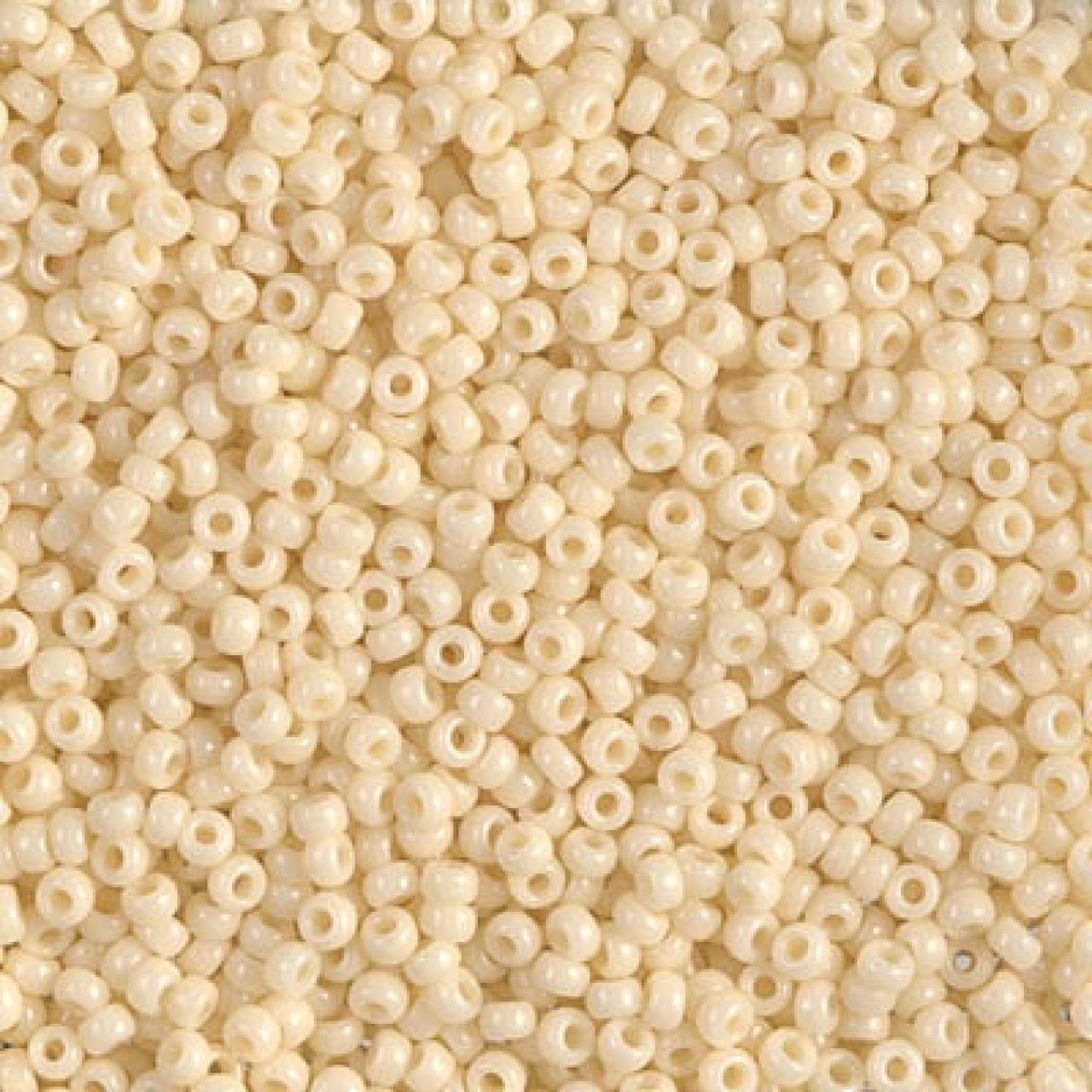 Margele de nisip Miyuki 11/0 0492 Opaque Dark Cream