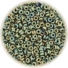 Miyuki Spacer 3x1.3mm 2008 Metallic Matte Iris Patina — Imaginea 1