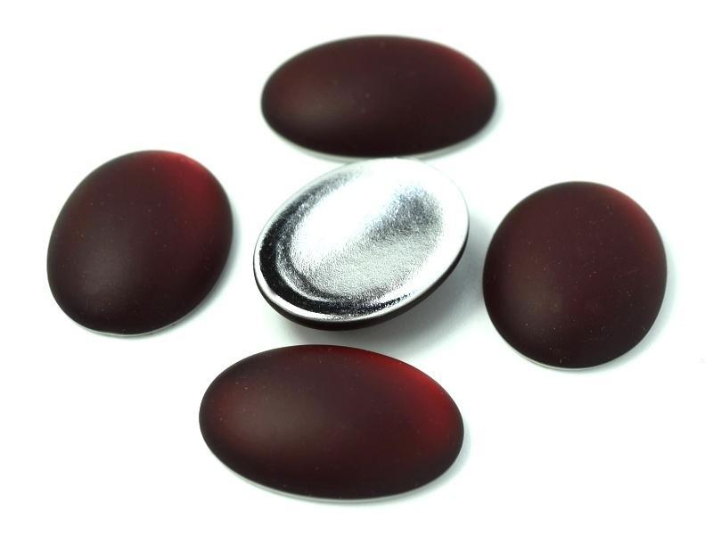 Luna Soft Cabochon 18.5x13.5mm 309 Garnet — Imaginea 1