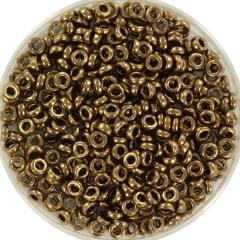 Miyuki Spacer 3x1.3mm 0457 Metallic Dk Bronze — Imaginea 1