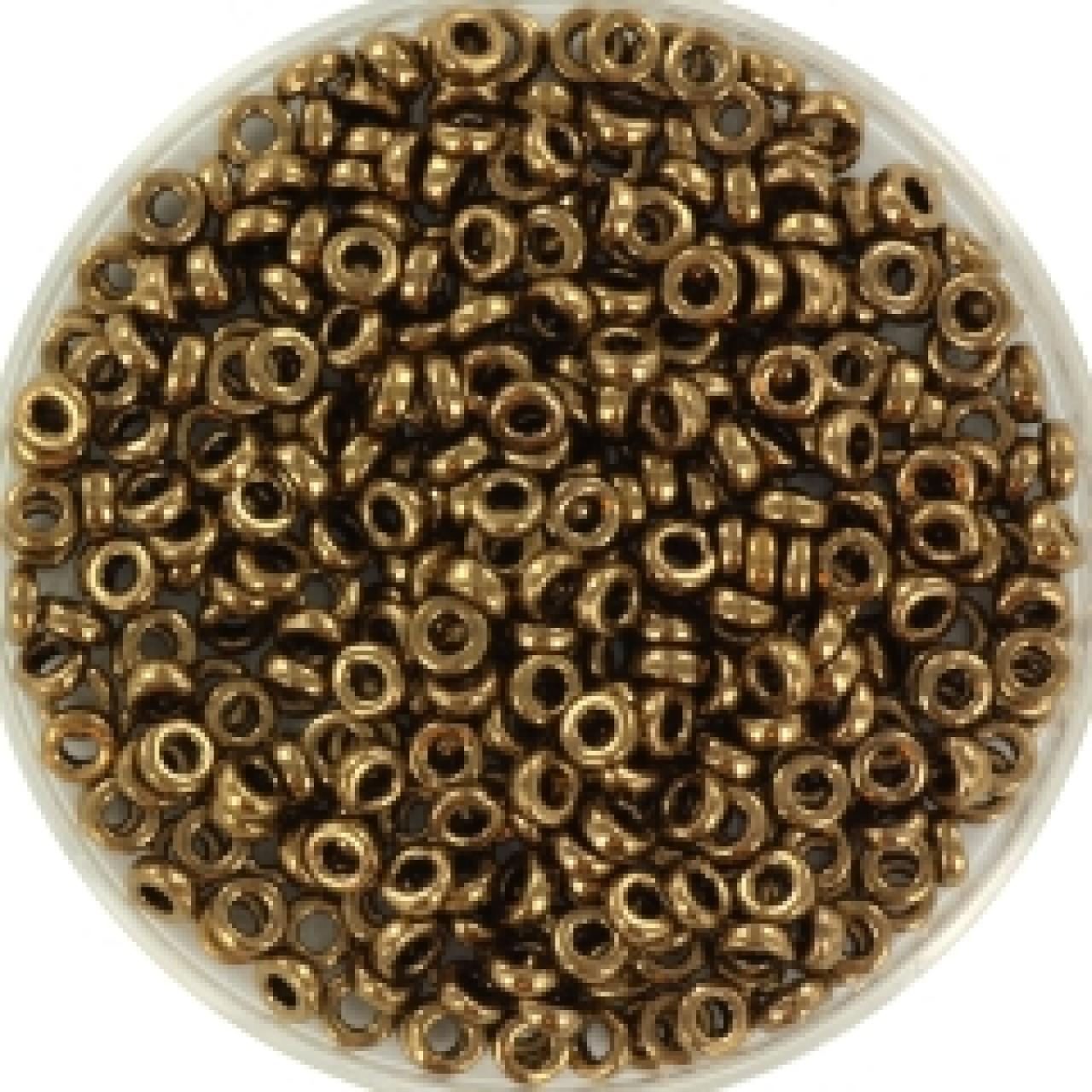 Miyuki Spacer 3x1.3mm 0457 Metallic Dk Bronze