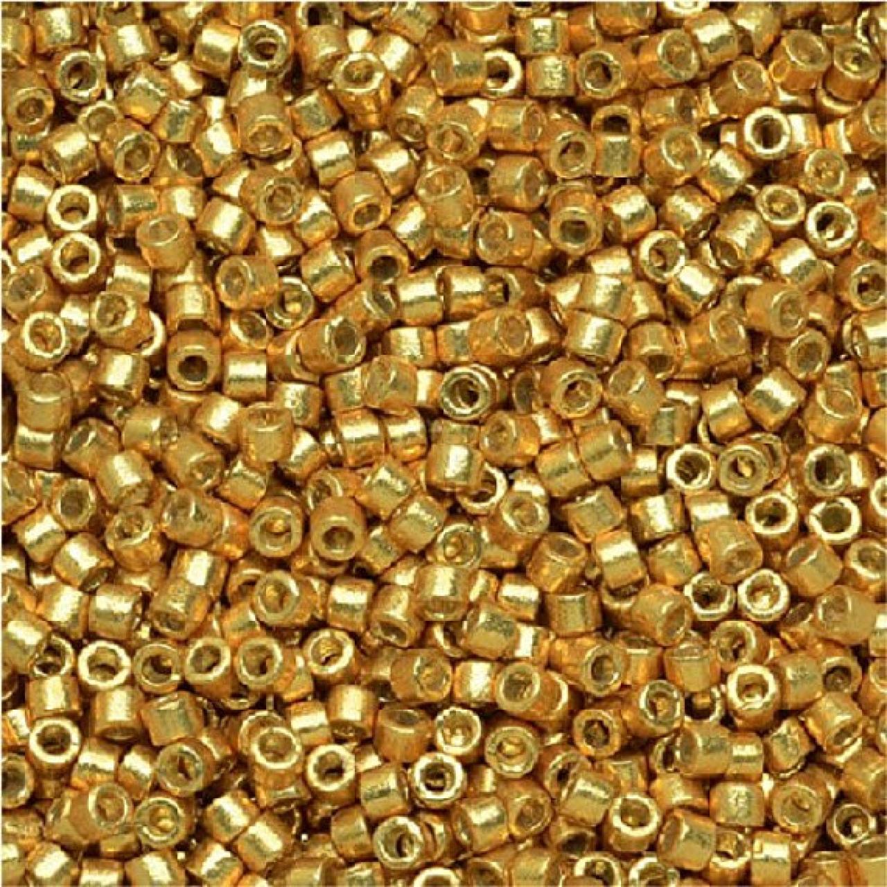 Delica 11/0 DB1832 Duracoat Galvanized Gold