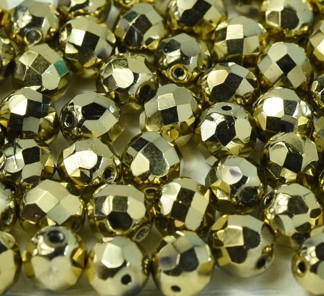 Margele Cehesti Fire-Polish 8mm 26440/00030 Crystal Amber Full — Imaginea 1