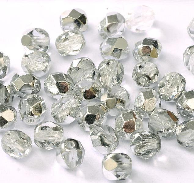 Margele Cehesti Fire-Polish 3mm 27001/00030 Crystal Labrador — Imaginea 1