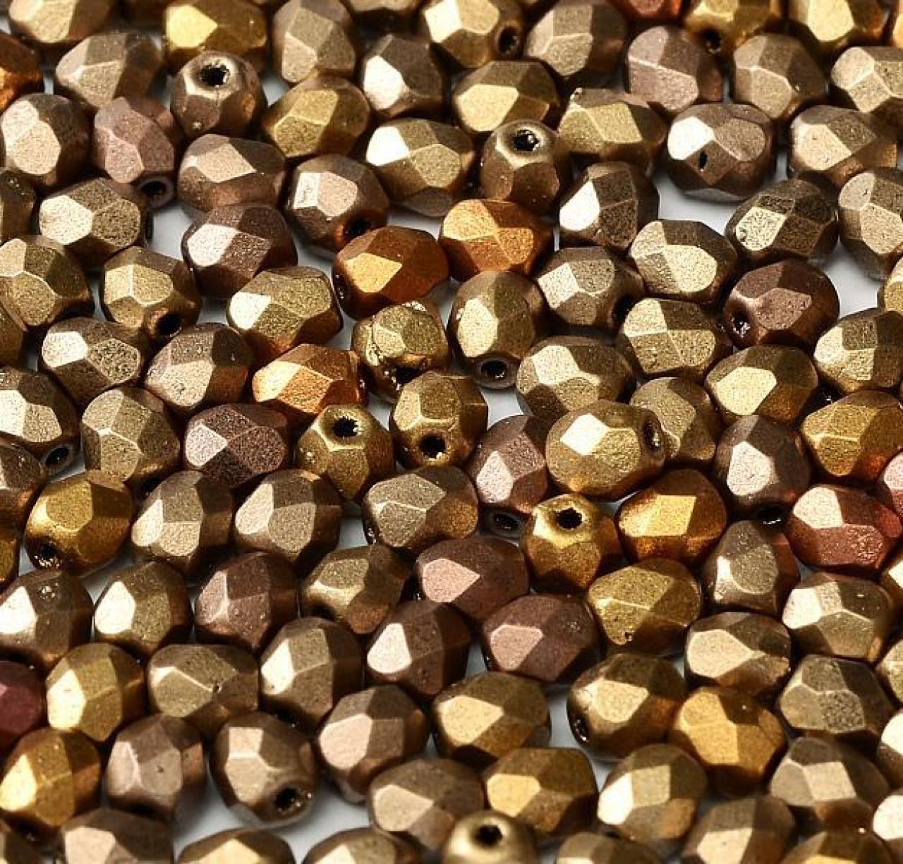 Margele Cehesti Fire-Polish 3mm 01610 Metallic Mix