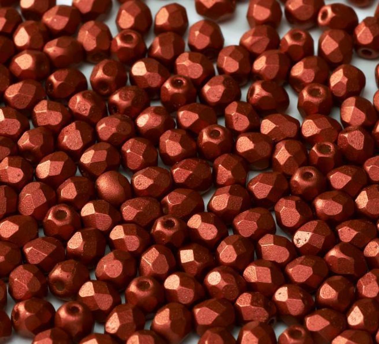 Margele Rotunde 8mm 01890 Lava Red