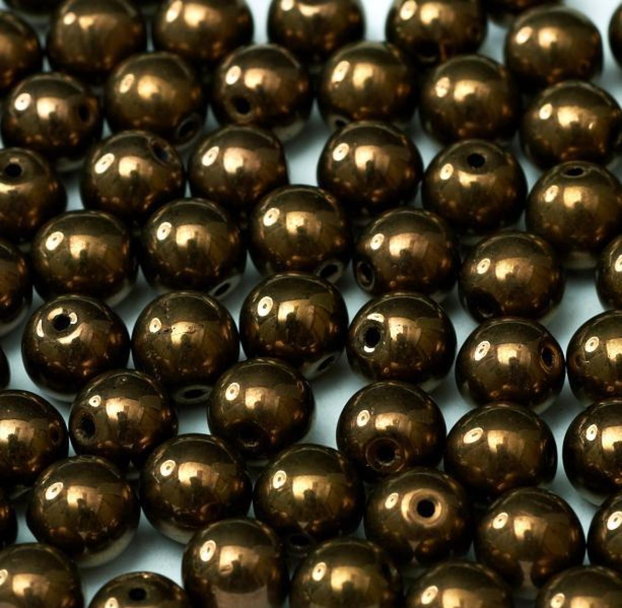 Margele Rotunde 3mm 14415/23980 Jet Bronze