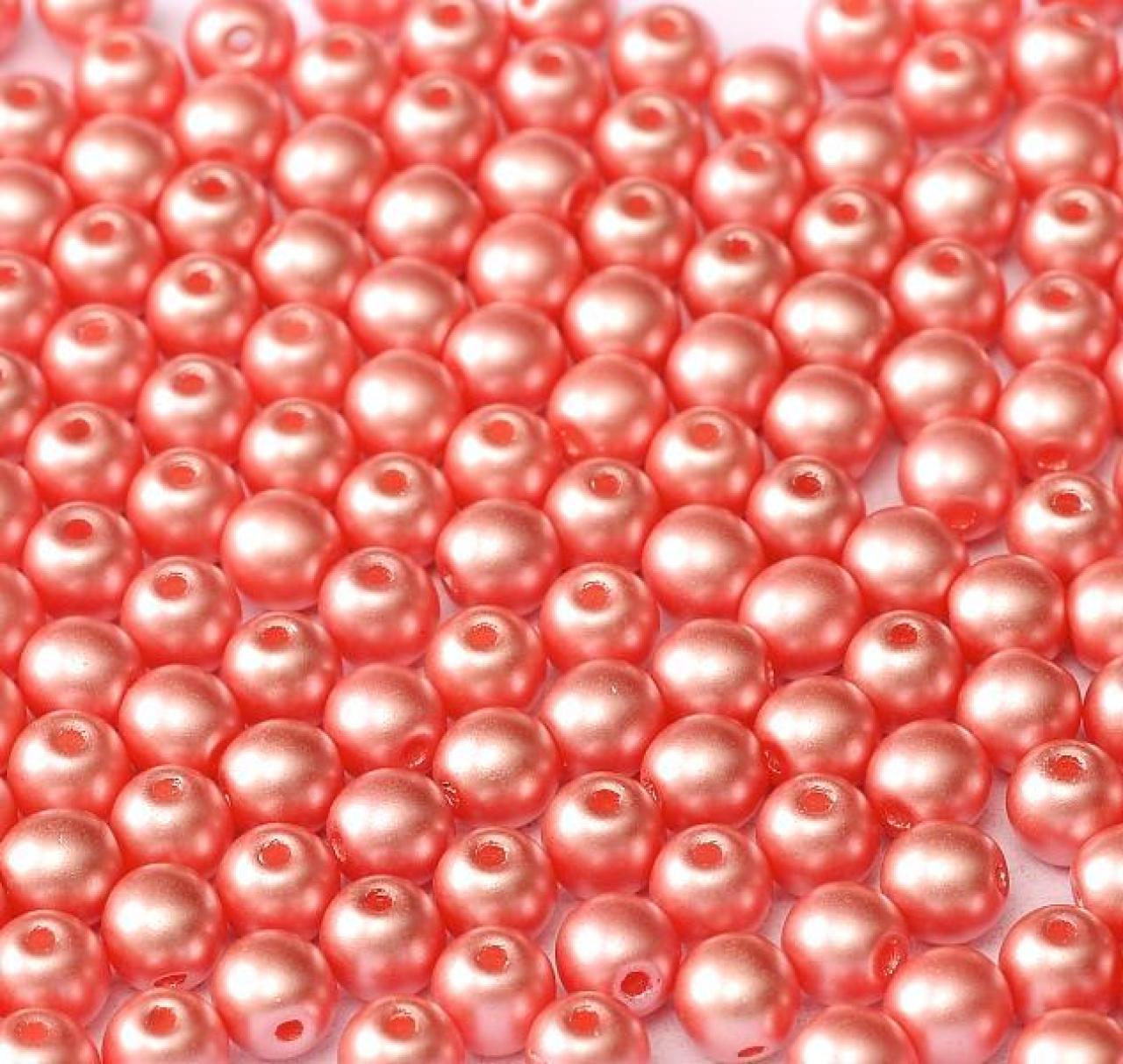 Margele Rotunde 3mm 25007 Pastel Lt Coral