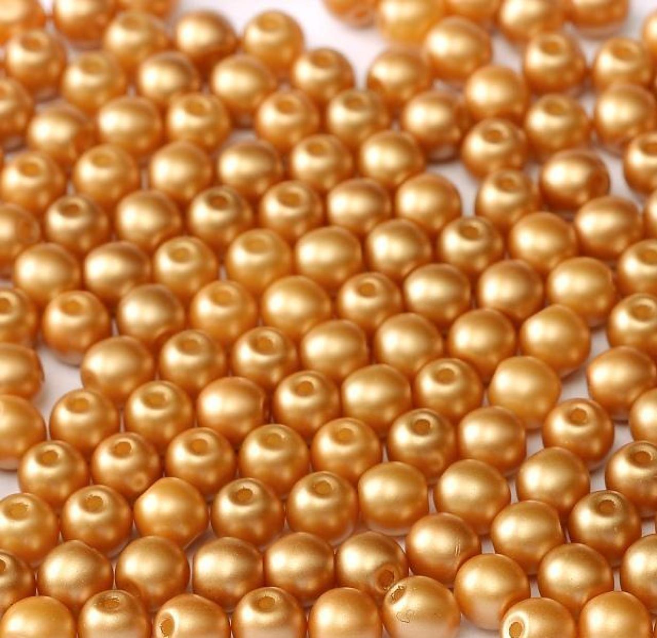 Margele Rotunde 3mm 25003 Pastel Amber